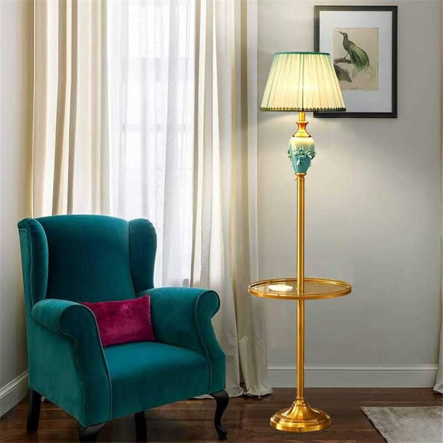 Amazon.co.jp : アメリカンレトロフロアランプヨーロッパ豪華な